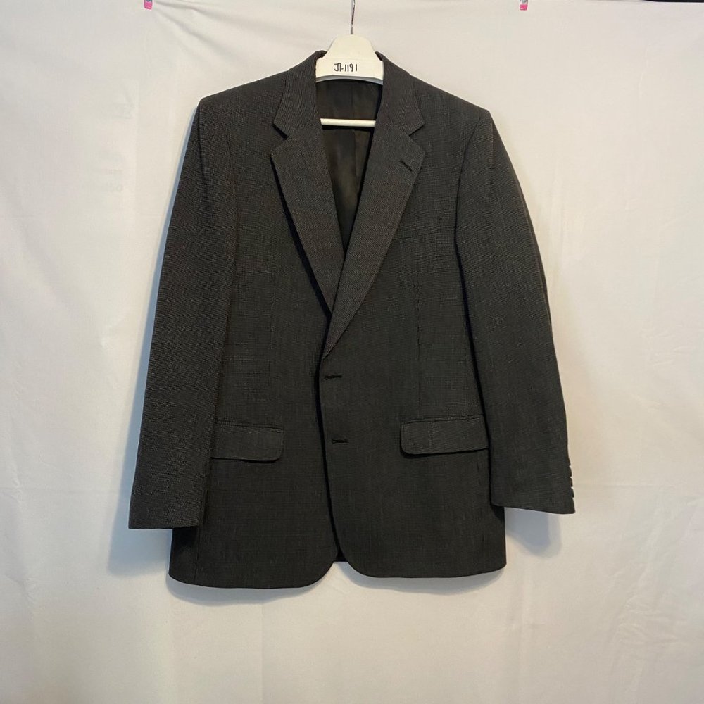 Vintage Burberrys' Prorsum Charcoal Tailored Blazer 44R - Picture 6 of 14